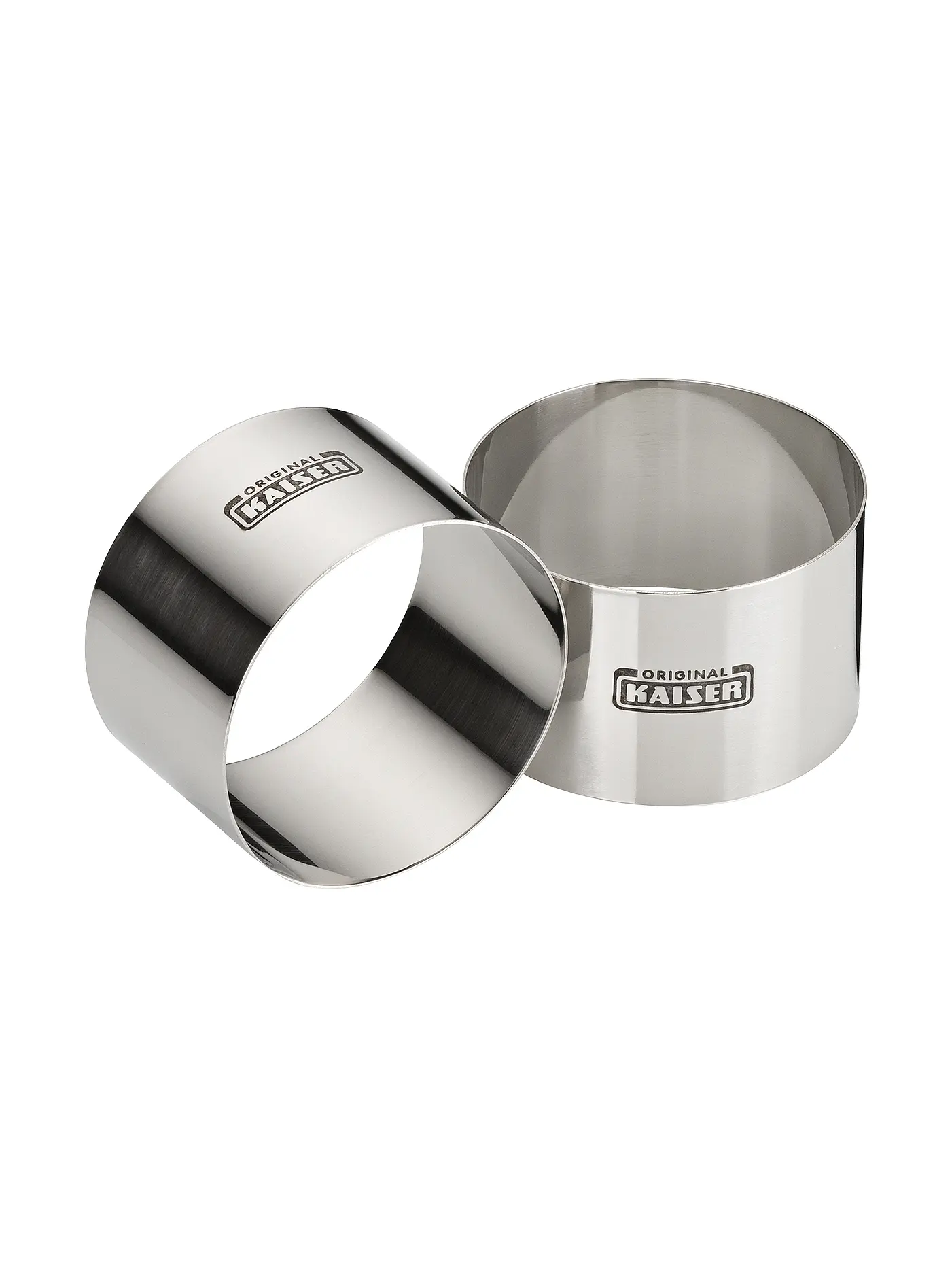 KAISER | Dessertringe Set 2-teilig 8cm Edelstahl | 